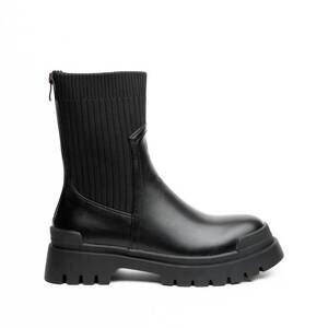 NEW EXE women's t3653-m2587 platform ankle boots in black